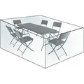 WOLTU Schutzhülle Schutzhaube Abdeckplane für Sitzgruppe Gartenmöbel Abdeckhaube Gewebeplane Abdeckung transparent,240x136x88cm - Transparent