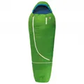 Grüezi Bag - Biopod Wolle Kids World Traveller - Kinderschlafsack Gr bis 170 cm Körpergröße - 140-190 x 65 x 45 cm Grün