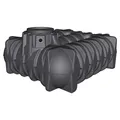 Regenwassertank Flachtank Platin Zisterne Wassertank Erdtank GRAF