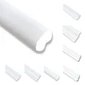 50 Meter Deckenleisten Styropor XPS Stuckleisten Abschlussleiste Decke Weiss 20 x 20 mm Zierprofile Styroporleisten Deckenleisten Zierleisten Sparpaket ND20