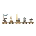 Bloomingville Geburtstagszug Alfi mit dekorativen Figuren und kindlichem Design für den Geburtstagstisch, 39 cm lang