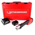 Rothenberger ROMAX 4000 Basic Set CAS Akku Pressmaschine 18 V 34 kN + 1x Akku 4,0 Ah + Ladegerät + Koffer ( 1000001840 )