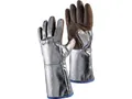 JUTEC H05LA238-W2 Hitzeschutzhandschuhe  5-Fingerhandschuh 10 braun/silber Spalt