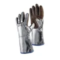 Jutec Hitzesch.handsch.5-Finger Universal braun/silber