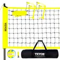 VEVOR Volleyball Set Netz Tragbares Volleyballnetzsystem Höhenverstellbar