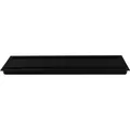 TecLines TKD010B Tisch Kabeldurchführung 135x600mm, Alu/schwarz (Kabeldurchlass, 60 cm) (TKD010B)