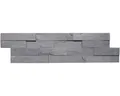 Wandverblender Naturstein Schiefer Schwarz Z60/15