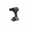 Bosch Professional Akku-Bohrschrauber GSR 18V-55 | 18V | 55 Nm | bürstenlos | L-BOXX | ohne Akku | blau 06019H5203