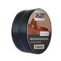 Dalsys Weichsockelleiste selbstklebend Schwarz 5m Klebeleiste, Abschlussleiste für Fugen in Wohnbereich, Küche, Bad, aus PVC Kunststoff