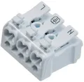 Lüsterklemme, 3-polig mit Hebel 0,75-2,5mm², max. 16A