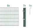 Doppelstabmatten-Set ALBERTS Typ 6/5/6 1200 x 80 cm grün