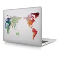 Hülle Kompatibel mit Neues MacBook Pro 15 Zoll 2019 2018 2017 2016 Freisetzung A1990 A1707 mit Touch Bar and Touch ID, Plastik Schützend Hartschale Snap Case für MacBook Pro 15 Zoll, Karte
