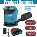 Für Makita Akku-Exzenterschleifer 18V DBO180Z Ø125mm Akkus Schleifmaschine 3,0Ah