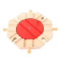 Bigjigs houten rails - 8 richting draaiplateau