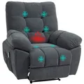 Relaxsessel Massagesessel Fernsehsessel mit Liegefunktion Heizung