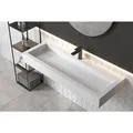 Aufsatzwaschbecken Bernstein Pb2079 Mineralguss 120x46x13cm Weiß Matt