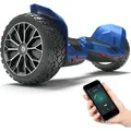 Bluewheel Hoverboard HX510_BLUE - 8.5" Vollgummireifen - LED-Scheinwerfer - Blau