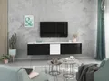 moebel-dich-auf Lowboard VARIANTO 3 (3 tlg., 190 cm breit, TV-Board bestehend aus 2x Schränken mit Klappe und 1x Schrank mit Tür), stehend und hängend
