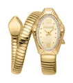 Just Cavalli Damen Schlange 316L Edelstahl Uhr