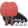 Joola Tischtennisschläger Duo Carbon, Set, 6-teilig, 2x Schläger, 3x Bälle, ITTF Zulassung