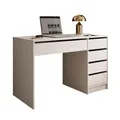 Lookway Schreibtisch MADA mit Schubladen – Elegantes Design mit mattem Finish, mehrere Farboptionen, praktisch für Arbeit, Lernen und Organisation (Kaschmir)
