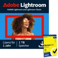 Adobe Lightroom | 1 Jahr | 1TB | PC/Mac inkl. Norton 360 Deluxe