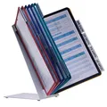 DURABLE Sichttafelsystem VARIO 557000 DIN A4 farbsortiert mit 10 St. Sichttafeln, 1 St.