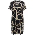 ONLY CARMAKOMA Kleid & Schal schwarz S-42/4