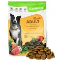 Lecker.Pet® | 4 kg Luna's Strauß mit Kartoffel & Apfel Hunde Trockenfutter Vollnahrung | Getreidefreie Trockenvollnahrung | Alleinfutter für Erwachsene Hunde | Nährstoffreiche Proteinquelle