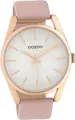 Oozoo Leder Damen Uhr Analog Quarzuhr Armband pink Timepieces D2UOC10221