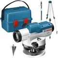 Optisches Nivelliergerät GOL 26 D Professional, mit Baustativ blau, Koffer, Maßeinheit 360 Grad