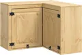 vidaXL Schrank SKI Honigbraun 80 x 80 x 60 cm Massives Kiefernholz