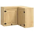 vidaXL Schrank SKI Honigbraun 80 x 80 x 60 cm Massives Kiefernholz