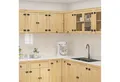 vidaXL Küchenzeile, Schrank mit Regal Honig 80 x 80 x 60 cm Massives Kiefernholz