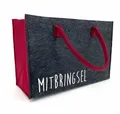 heimtexland Einkaufsshopper Universal Filztasche Einkaufstasche Filz Shopper, 24 l, Henkel Tragetasche - strapazierfähig langlebig nachhaltig