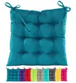 JACK Stuhlkissen JACK Outdoor 38x38cm Sitzkissen Lounge Kissen Sitzkissen Wasserfest, mit Lotus Effekt, robust, strapazierfähig, für Innen & Außen