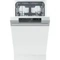 Gorenje GI 561D 10 S Geschirrspüler 45 cm - Silber - Teilintegrierbar - 11 Maßgedecke - 45 dB Geräuschpegel - Trocknungsklasse: A - Silber/Schwarz