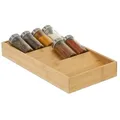 Relaxdays Gewürzregal für die Schublade Hellbraun