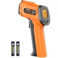 ThermoPro TP30 Infrarot Thermometer Digital Laser Temperaturmessgerät -50°C ~ 550°C Emissionsgrad einstellbar MAX/MIN/AVG-Messwerte (NICHT für Mensch) Ideal für Klimaanlage, Automotor, Bodenheizung