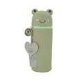 Lulubug Silikon Federmäppchen - Frosch | Federtasche aus weichem Silikon für Stifte | Federmappe und Stiftehalter | Mäppchen Tiere, Schlampermäppchen