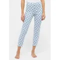 Jerseyhose ANGELS "ORNELLA", Damen, Gr. 46, N-Gr, blau (sky), Web, Obermaterial: 54% Baumwolle, 37% Lyocell, 6% Polyester, 3% Elasthan, Hosen
