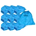 vhbw 10x Textilfilter kompatibel mit Lidl Parkside PNTS 1500 D5 - IAN 304887 Staubsauger, Nass-/Trockensauger - Stoffbeutel, Abwaschbar Blau