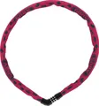 ABUS Kettenschloss Steel-O-Chain 4804C SYMBOLS – Zahlenschloss für Kinderfahrräder – ABUS-Sicherheitslevel 3 – 75 cm – Pink