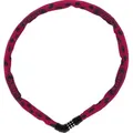 ABUS Kettenschloss Steel-O-Chain 4804C/75 pink SYMBOLS Länge: 75 cm|Designfarbe: pink SYMBOLS