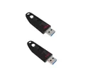 SanDisk Ultra USB Flash Drive USB 3.0 Up to 130 MB/s, SDCZ48-128G-U46, 2 Stück