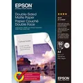 Epson Inkjet-Papier C13S041569, A4, 178 g/m², beidseitig matt, 50 Blatt