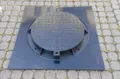 Varile - 100cm Schachtabdeckung Quadratisch, Schachtdeckel, Gullydeckel