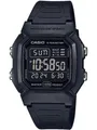 Uhr CASIO W-800H-1B Silikon Schwarz Chrono Alarm Dual Time Sub 100mt Vintage