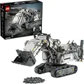 LEGO 42100 Technic Control+ Liebherr Bagger R9800, ferngesteuerter Bagger, RC Fahrzeug, Spielzeug für Kinder und Erwachsene - Beige/Hellgrau/Dunkelgrau