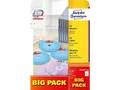 AVERY ZWECKFORM L7676A-40P CD-Etiketten 210 x 297 mm Ø 117 mm A4 Inhalt: 80 Etiketten / 40 Bogen
